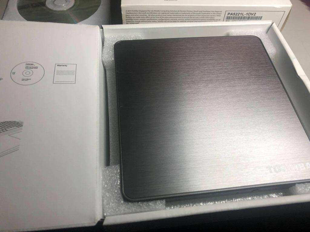 USB 3.0 Portable SuperMulti Drive (Category: Computer Parts) located in Quezon City. Submitted by outoftheboxph (Listing ID 1143219294, Image 2). Description: Toshiba USB 3.0 Portable SuperMulti Drive/ Model No.: PA5221L-1DV2 Portable / External DVD rom Plug and Play With the compact and stylish Toshiba SuperMulti Drive, you can use DVDs externally on the go – and play movies, load software, and backup files with ease. Installation is fast and si