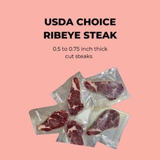USDA CHOICE RIBEYE STEAK - PER PIECE