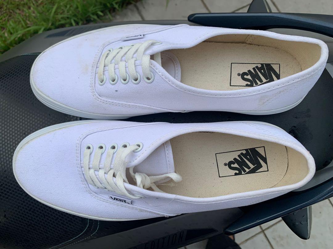 Vans authentic true white original discount