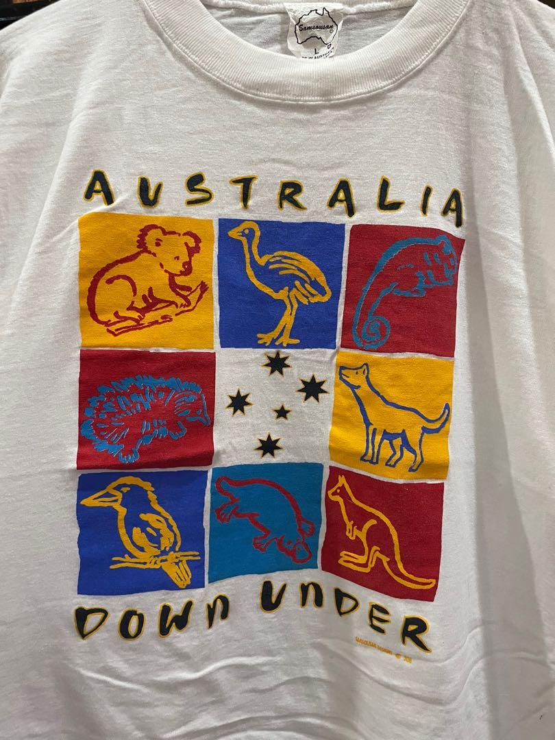 Vintage Australia shirt, Men's Fashion, Tops & Sets, Tshirts & Polo Shirts on Carousell
