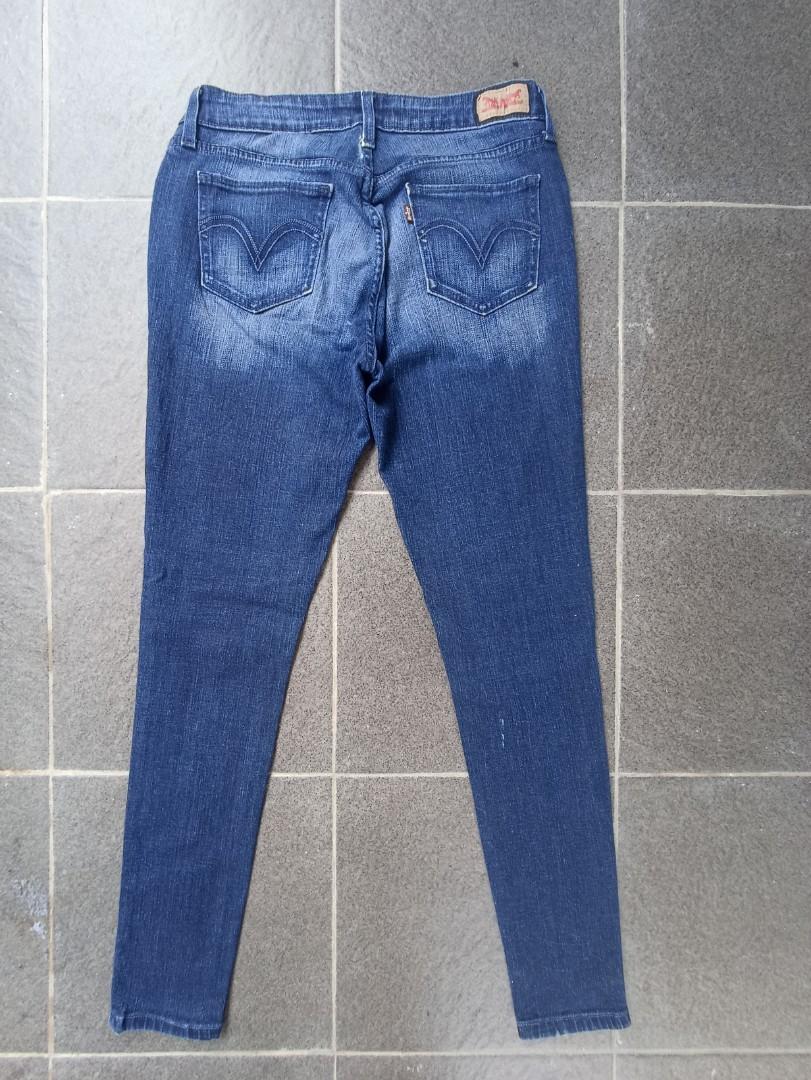 Vintage Levis 535 Blue Skinny Jeans - J233, Women's Fashion, Bottoms, Jeans  \u0026 Leggings on Carousell