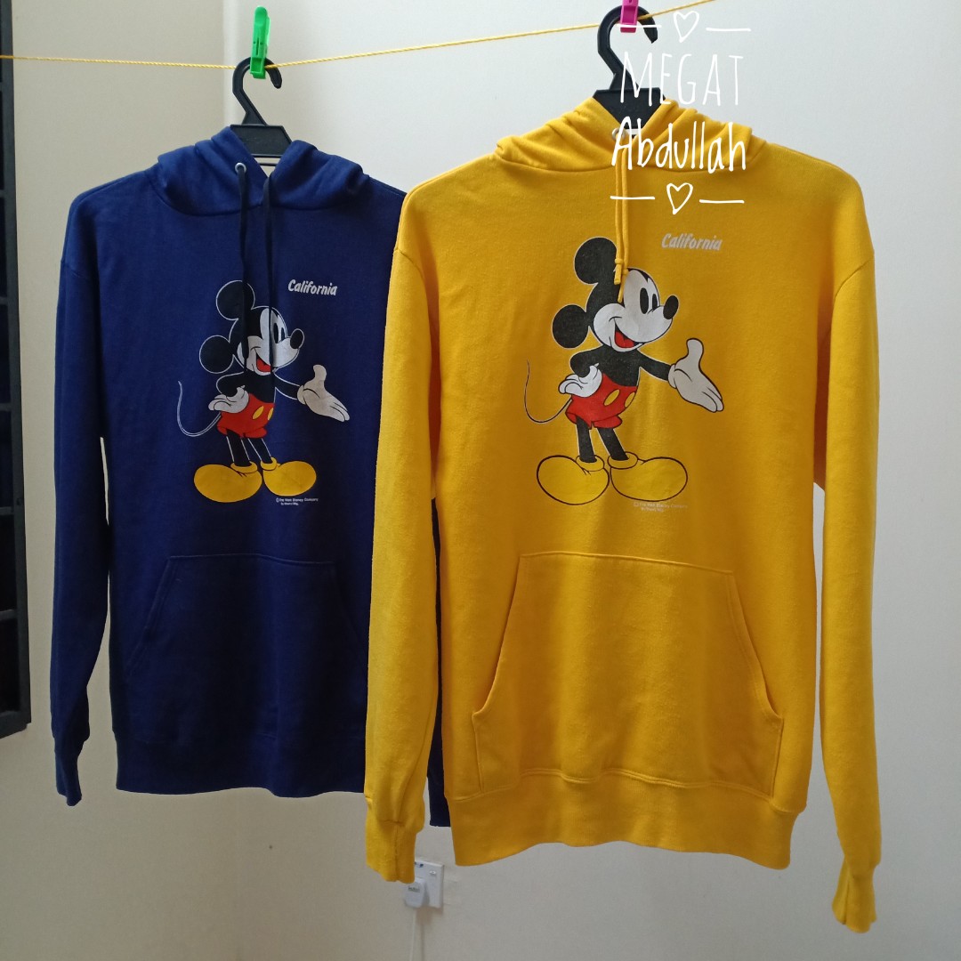 Vintage Mickey Mouse Hoodie Vtg The Walt Disney Company By Sherry Mfg