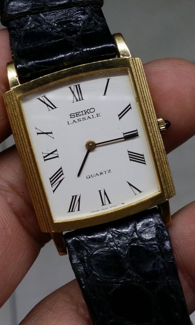 Vintage Seiko la salle gent dress watch, Men's Fashion, Watches &  Accessories, Watches on Carousell