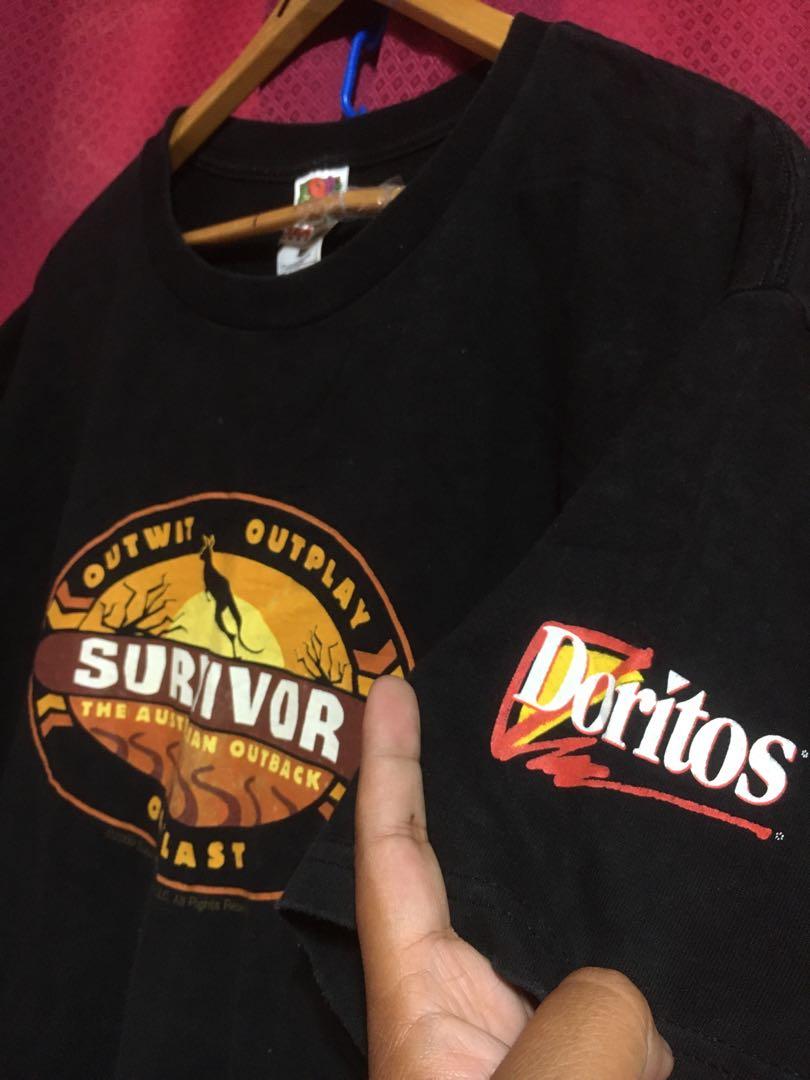 Vintage survivor tv show tshirt, Men&rsquo;s Fashion, Tops & Sets, Tshirts