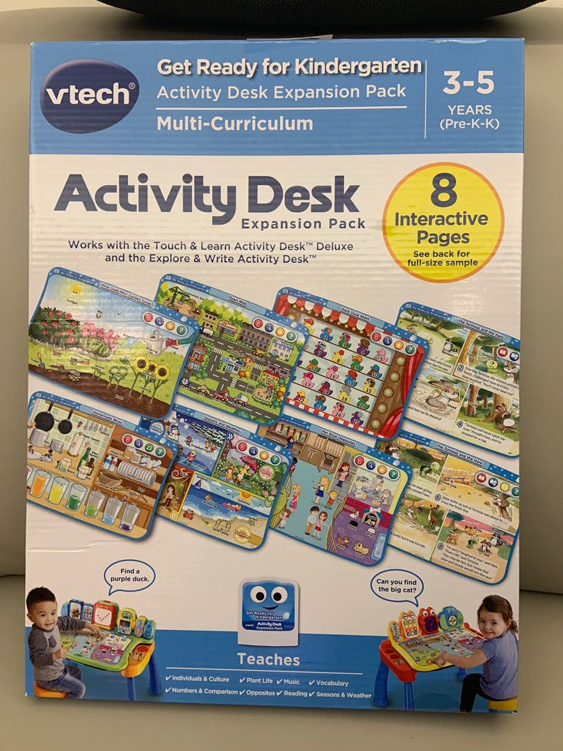 Vtech activity desk expansion pack, 兒童＆孕婦用品, 嬰兒玩具 Carousell