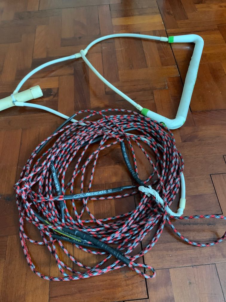 Wakeboard handle + line, Sports Equipment, Other Sports Equipment and