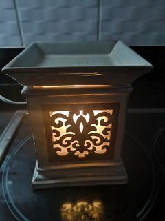 Wax candle burner lamp