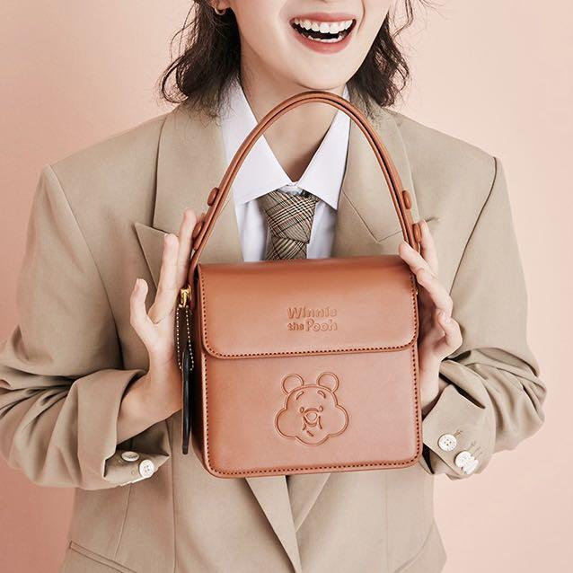 兩用袋 Winnie The Pooh 維尼熊手袋斜咩袋shoulder Bag Handbag 情人節禮物情人節valentine S Day Disney 男朋友情人節禮物女朋友生日禮物 女裝 手袋及銀包 單肩包