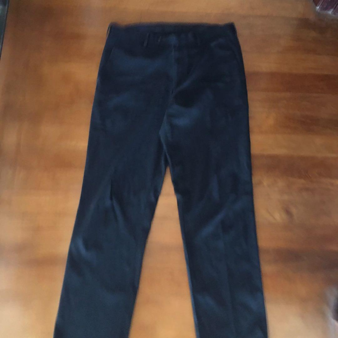 WTS UNIQLO PANTS NAVY BLUE KANDO SIZE 85/85, Men's Fashion