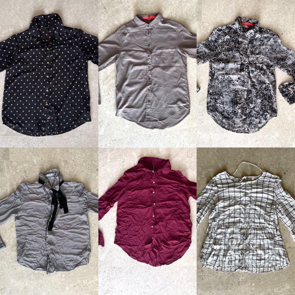 Bundle 6pcs for 20 ZARA MANGO FOREVER21 H M ESPRIT Blouses Tops Longsleeves Women s Fashion Tops Blouses on Carousell