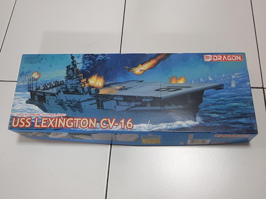 Dragon Plastic Model Kits #7051 1/700 U.S.S Lexington CV-16 