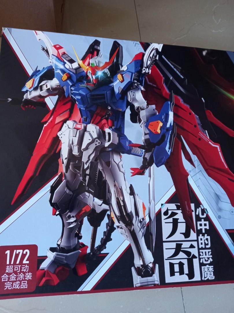 New Vientiane Toys 1/72 Scale Metal Build Destiny Gundam X Barbatos Figure Model 