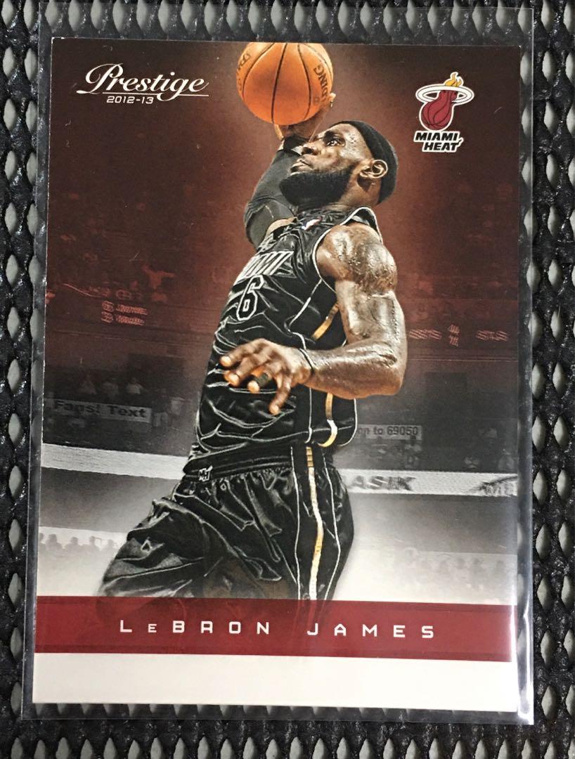 2012 Panini Prestige Lebron James #79 HOF (Category: Raw Singles) located in Quezon City. Submitted by chasinglegends (Listing ID 1143440471, Image 1). Description: 2012 Panini Prestige Lebron James #79 HOF - w/ small dings on 3 corners. Includes Plastic Sleeve & Top Loader Case✔️ .