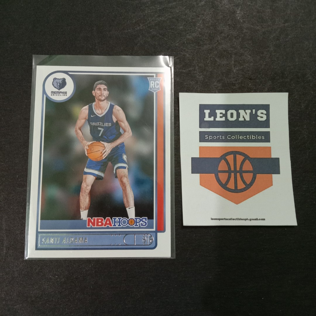 21 22 Nba Card Santi Aldama Hoops Rc Hobbies Toys Toys Games On Carousell
