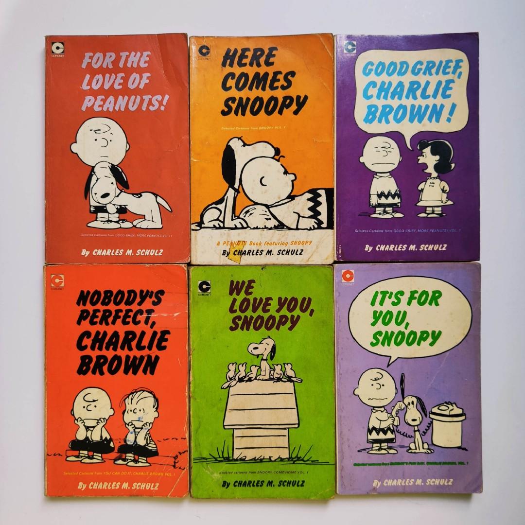 20 Peanuts paperback Snoopy Charles M Schulz comic book 1960s 70s vintage  collectible Charlie Brown Linus Lucy Sally Good Grief