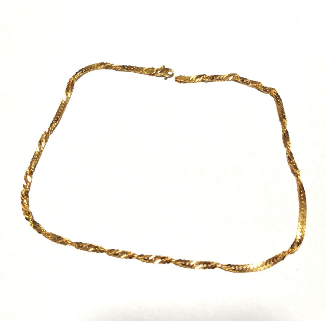 Gold necklace for baby shop