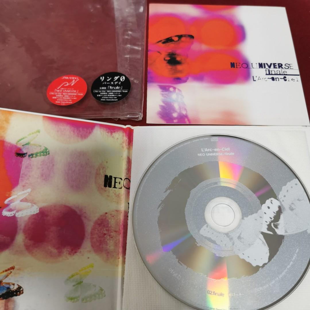 95％new 日本製L'Arc~en~Ciel NEO UNIVERSE／finale 彩虹樂團CD /2000