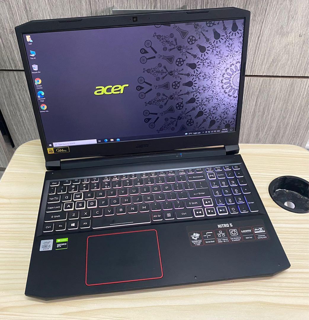 Acer Nitro 5, GTX 1650Ti, i5-10300h, 8gb, 512gb ssd in warranty ...