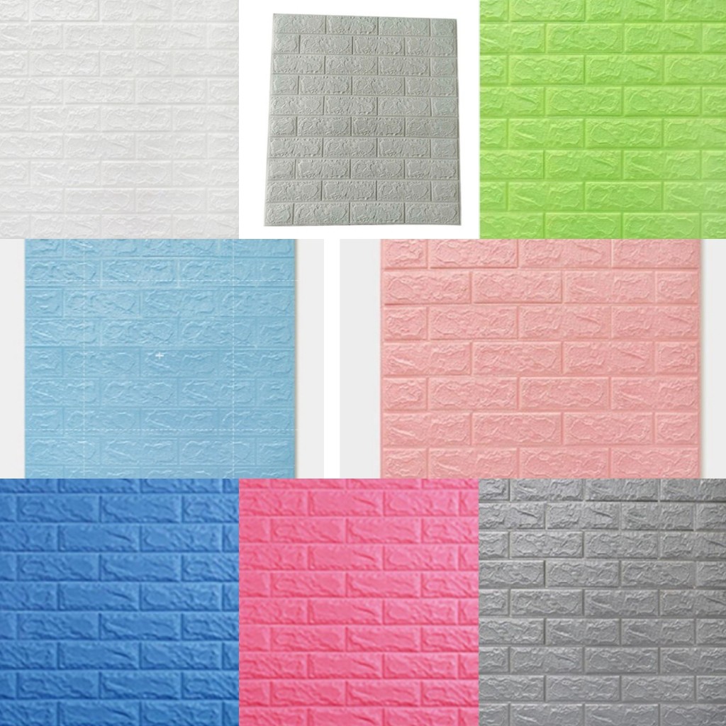 Adhesive Wallpaper Foam Wallpaper Bricks Wallpaper Waterproof