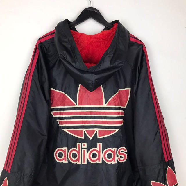 Relativ størrelse Nedgang Tårer Adidas trefoil coach jacket hoodie, Men's Fashion, Tops & Sets, Hoodies on  Carousell
