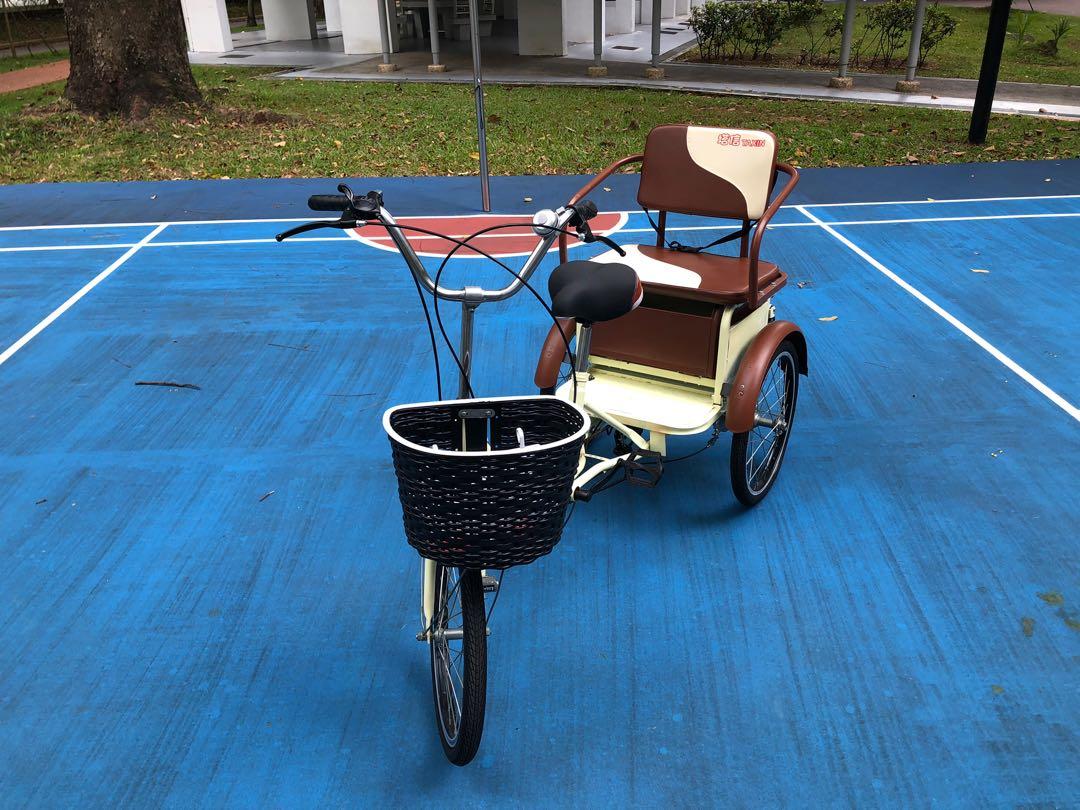 Adult tricycle with gears