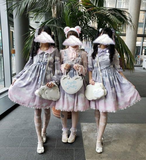 angelic pretty misty sky ワンピースセット　ラベンダー