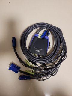 Aten 4 Port KVM CS64U (USB KVM多電腦切換器)