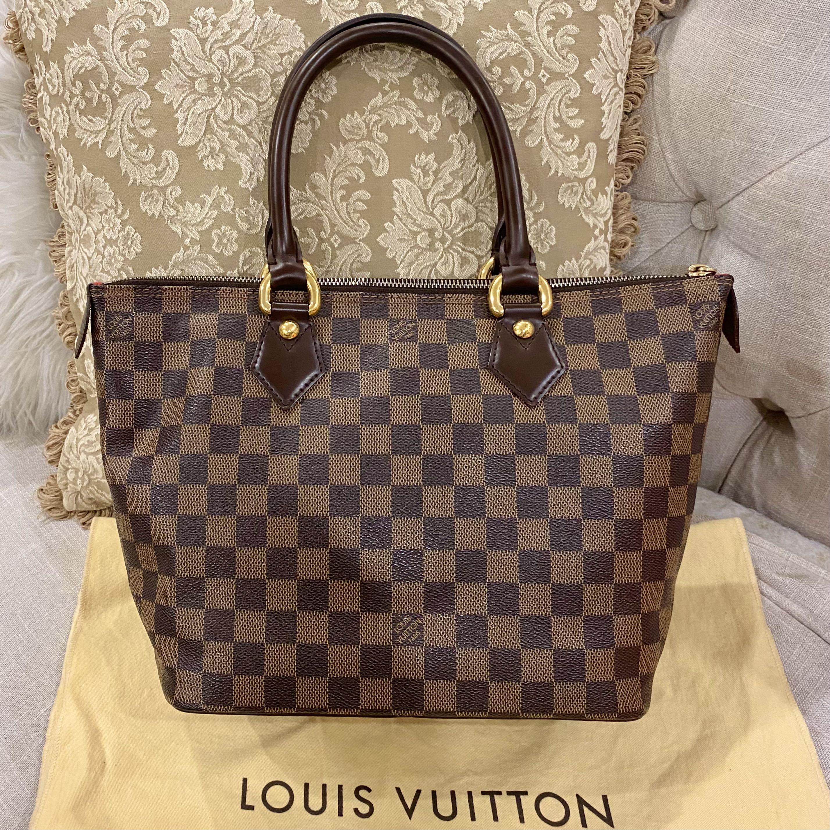 LOUIS VUITTON DAMIER EBENE SALEYA PM BAG, Luxury, Bags & Wallets on  Carousell