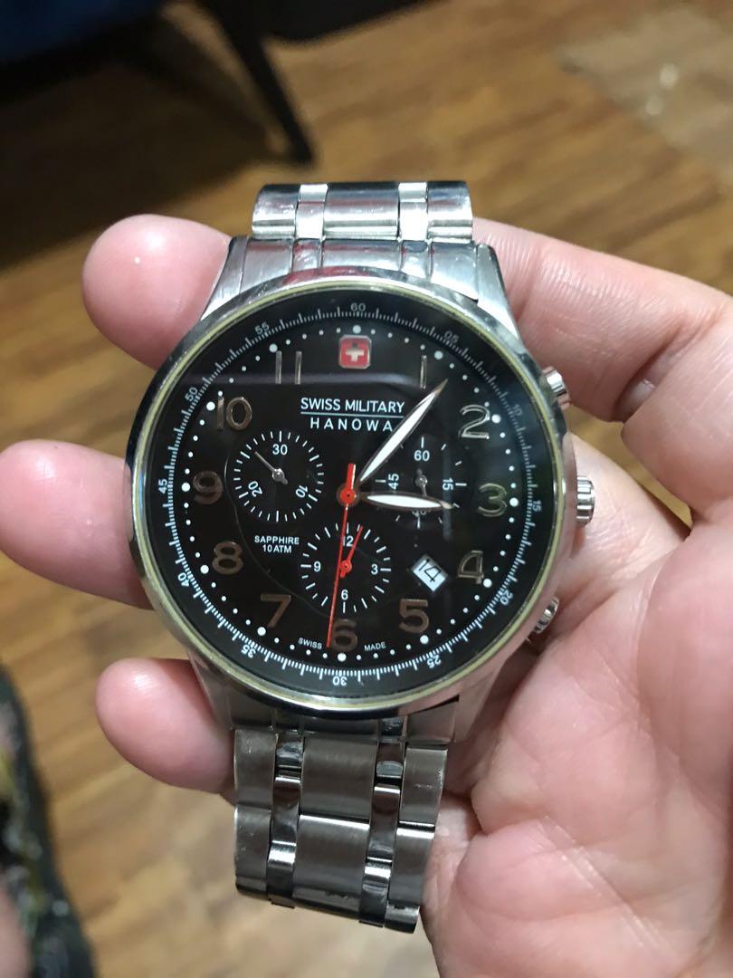 Swiss military hanowa sapphire 10 atm price deals