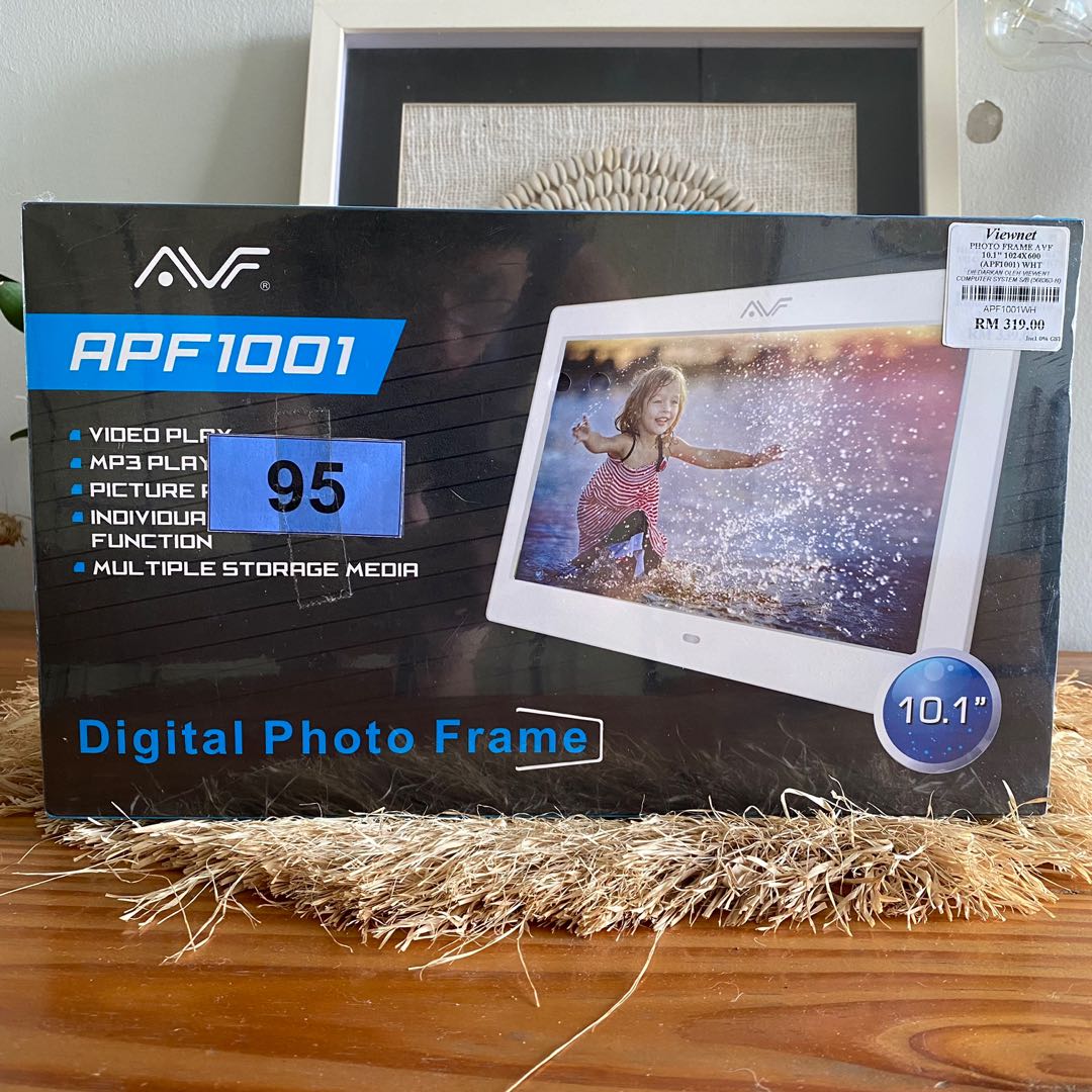 AVF Digital Photo Frame 10.1 inches brand new, TV & Home Appliances, TV