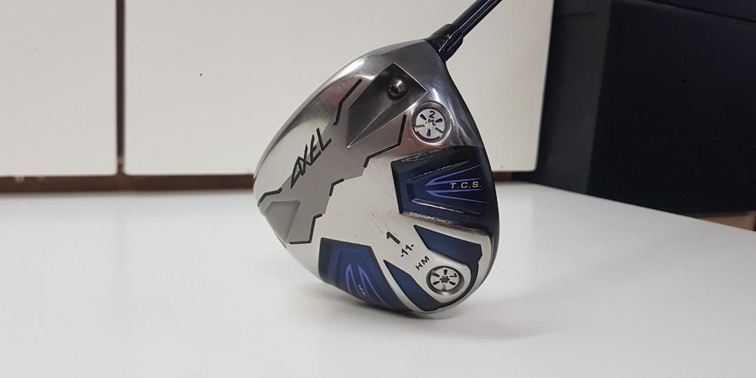 Axel Dual Impact HM 11° 1 Driver Regular Graphite Shaft Golf Pride Grip Axel Dual Impact HM 11° 1 Driver Regular Graphite Shaft Golf Pride Grip
