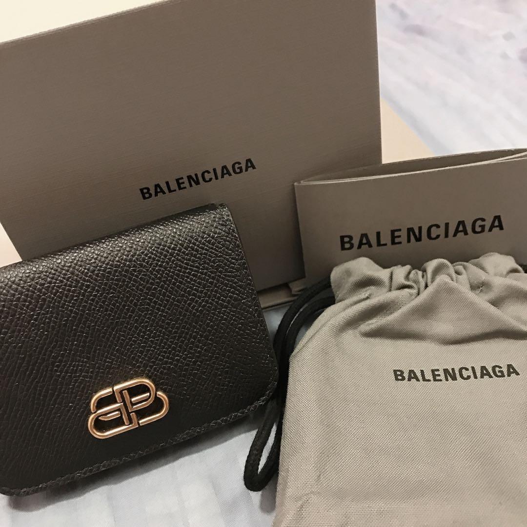 Balenciaga bb hot sale wallet