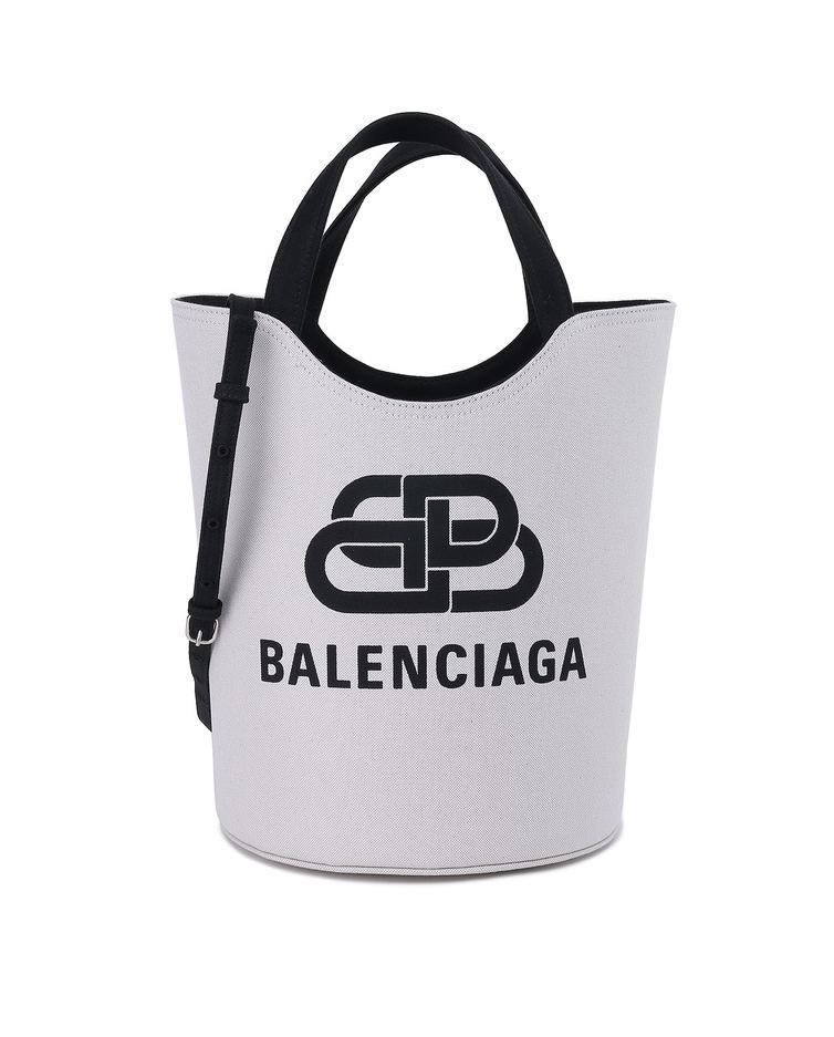 Balenciaga canvas sale bucket bag