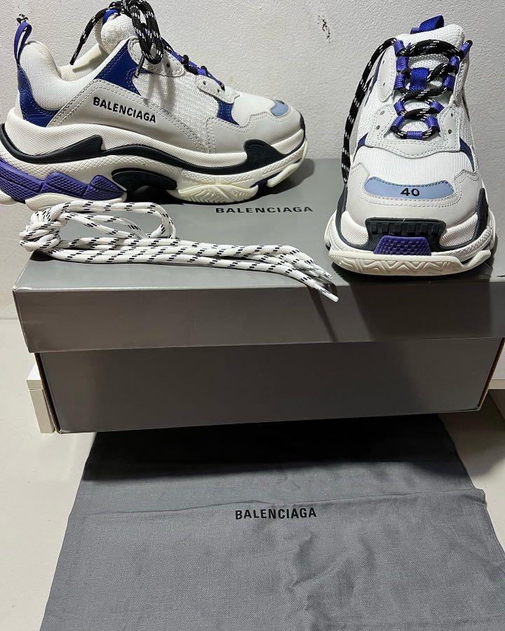 Super SALE Authentic Balenciaga Triple S rubbershoes Luxury Sneakers Footwear on Carousell