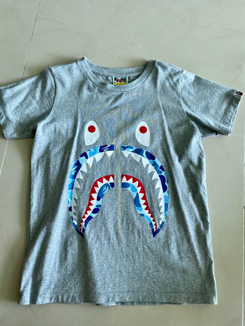 Bape Blue Camo T Shirt Babies Kids Babies Kids Fashion On Carousell