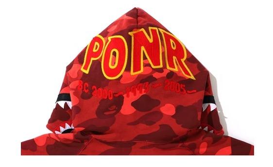 Ponr bape hoodie camo hot sale