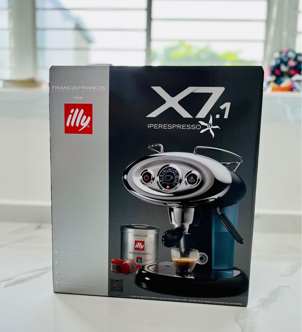 Black illy X7.1 iperEspresso Coffee Machine, TV & Home Appliances