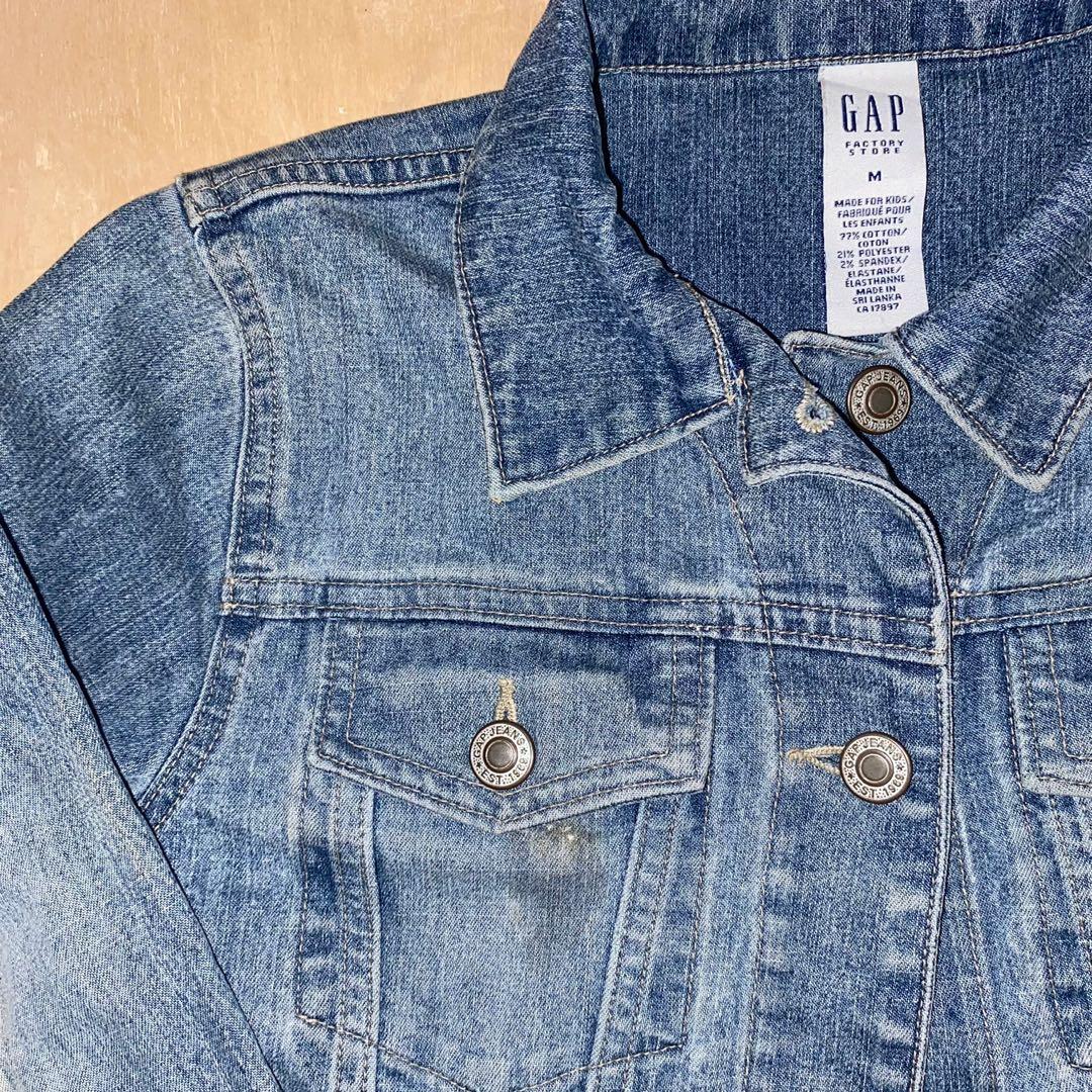 Vintage Blue Denim Jeans Jacket Women GAP Size M Women s