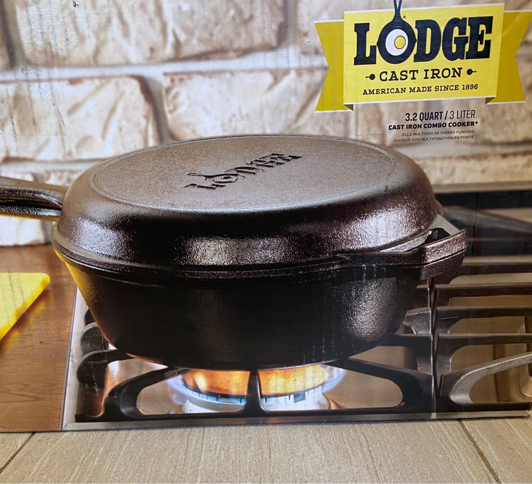 Lid Lodge L12dco3 Cast Iron Pot Dutch Oven For Camping Lt – Lodge