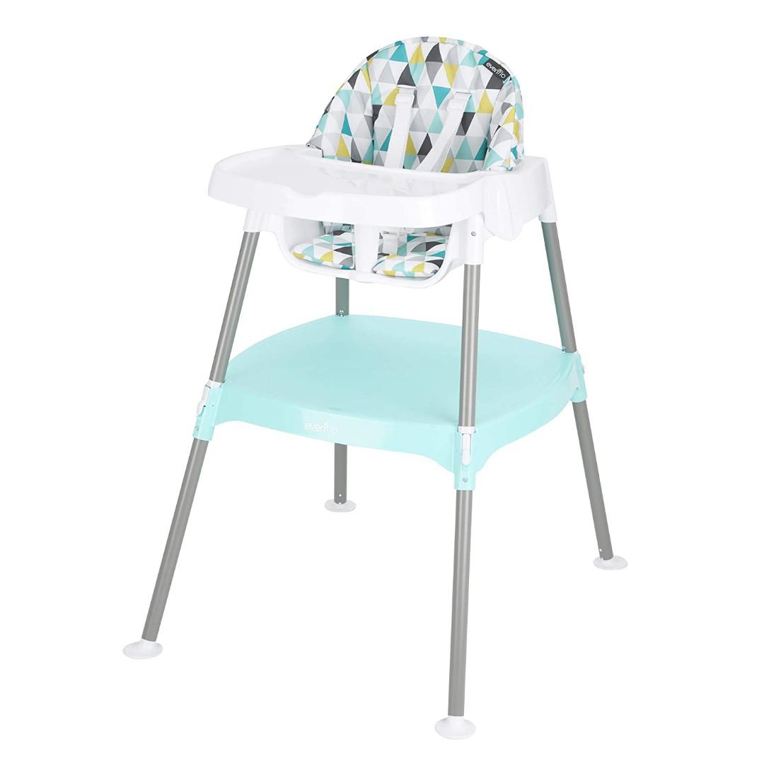 Brand New Evenflo Eat and Grow 4 in 1 High Chair Babies Kids