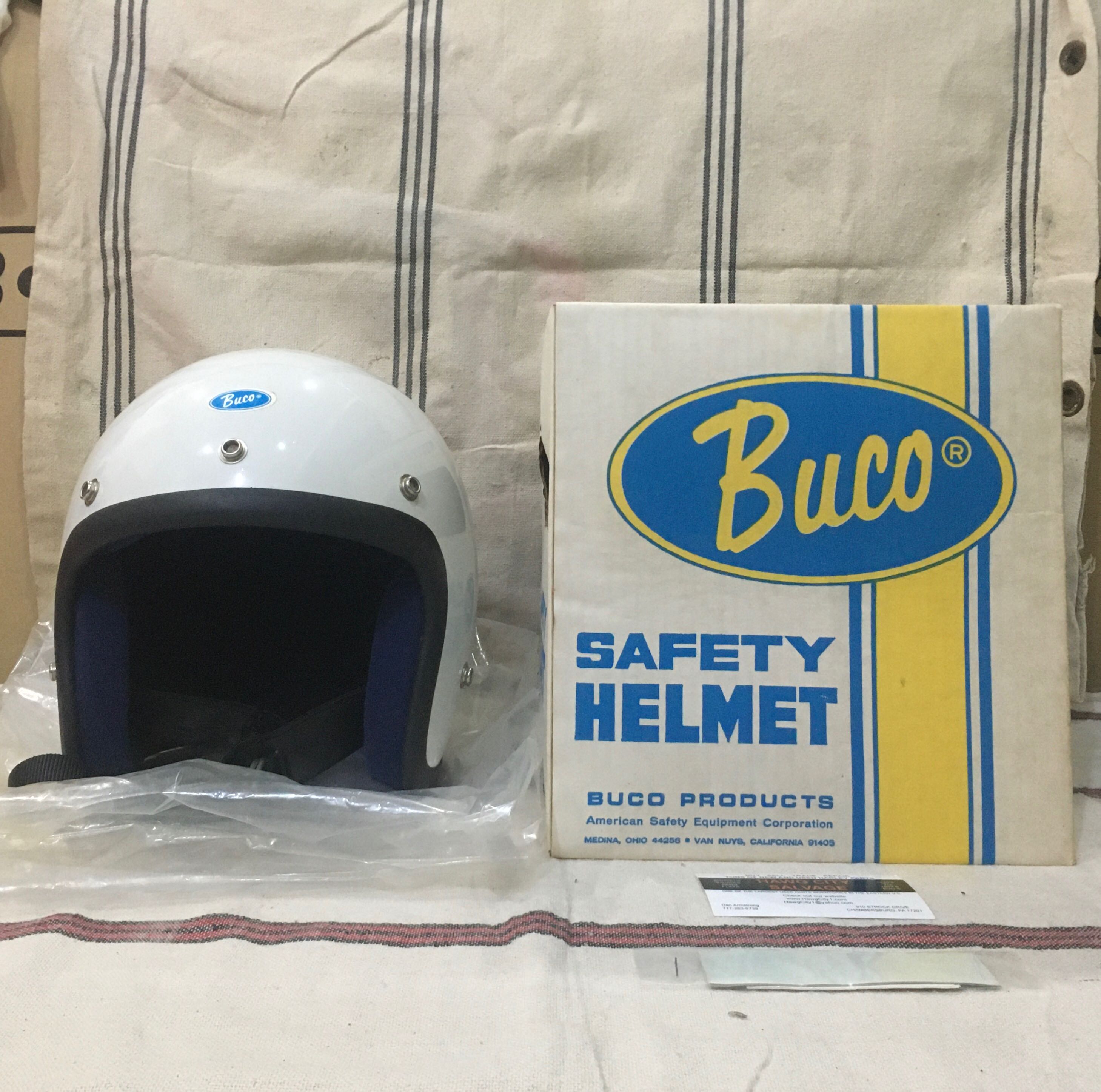 サイン・掲示用品 パネル 70's Buco Bule Line GT Jet Helmet | www