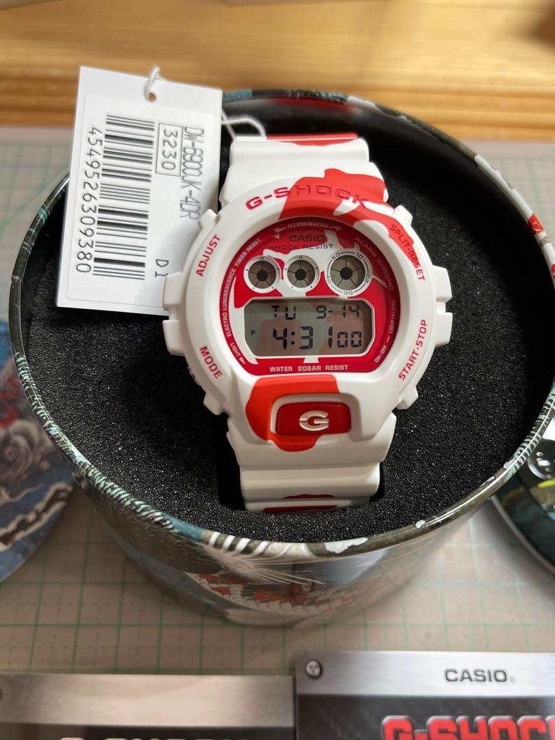 Casio G-Shock 日本錦鯉特別版DW6900JK-4 Japanese KOI, 名牌