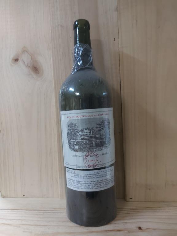 Chateau Lafite-Rothschild 1953 magnum antique empty bottle, 嘢食