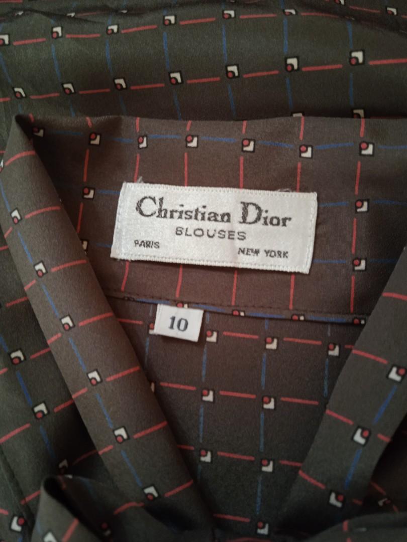 Christian dior blouse vintage