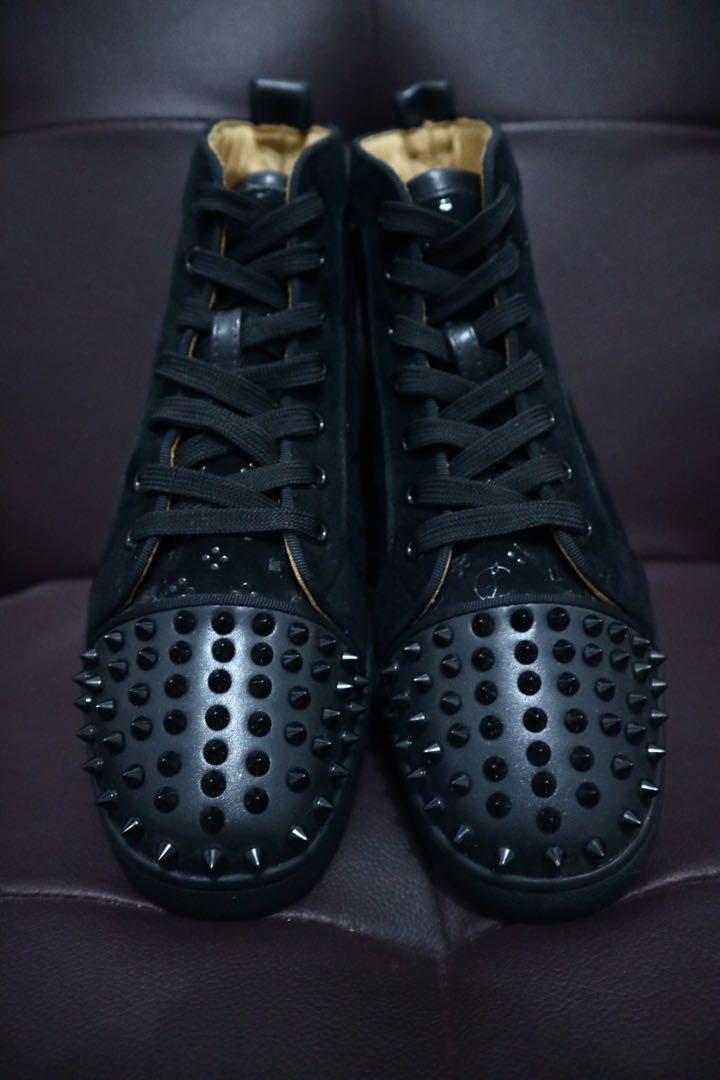 Christian louboutin high top sneakers 