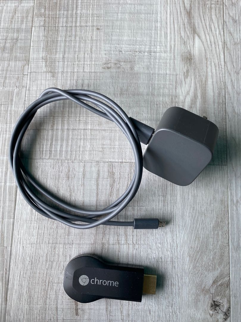 Chromecast with adapter, Computers & Tech, Parts & Accessories, Cables