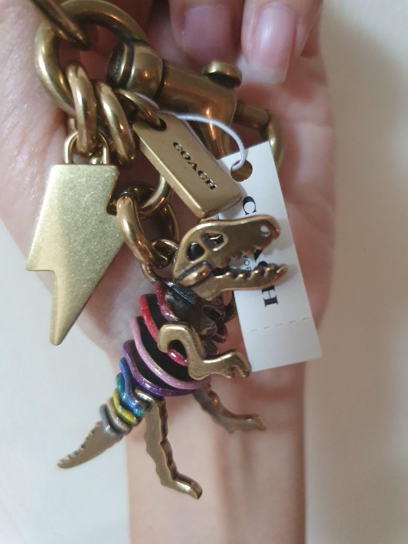 Coach rex keychain best sale