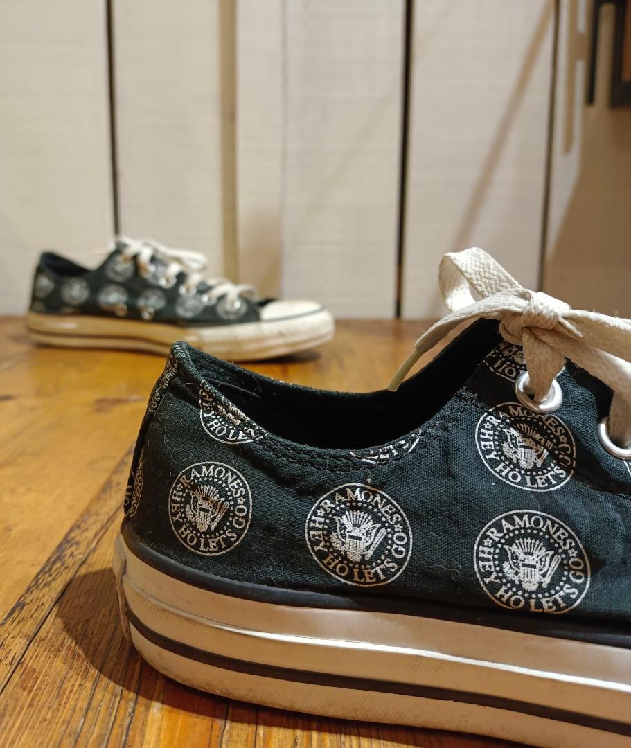 Converse x Ramones Band Men s Fashion Footwear Sneakers on