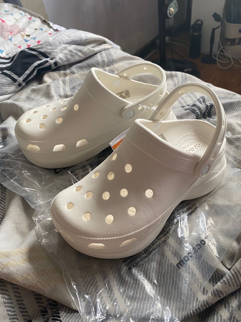 Crocs Clogs Heels, Women's Fashion 