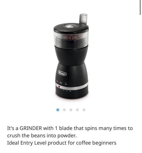 Delonghi coffee grinder kg49 best sale